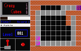 Crazy Cubes atari screenshot